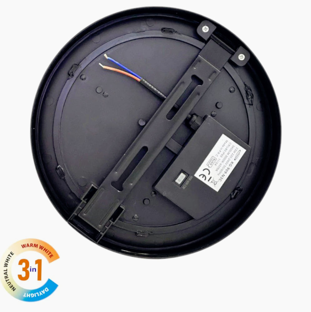 Applique a parete stile industriale – In metallo nero e bronzo, attacco E27 - ambraled