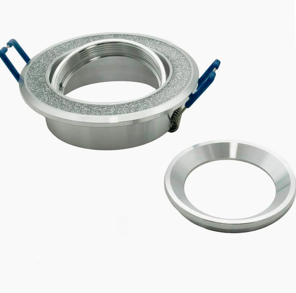 Incasso faretto tondo – orientabile decorato con brillantini - ambraled