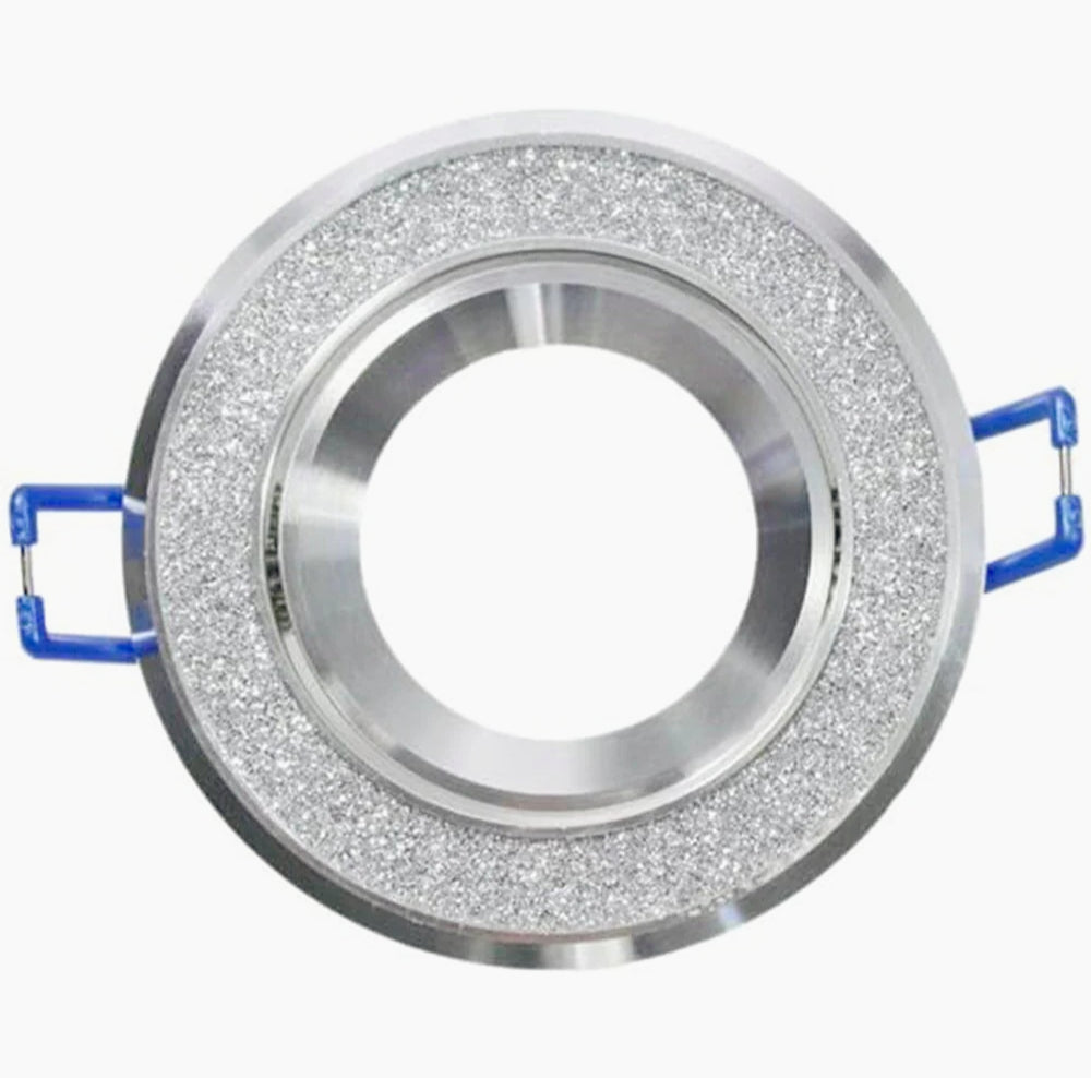 Incasso faretto tondo – orientabile decorato con brillantini - ambraled