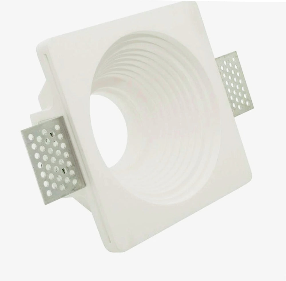 Portafaretto a scomparsa in gesso verniciabile per GU10 e MR16 - ambraled