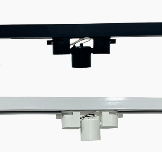 Portalampada per binario monofase E27 adattatore per lampadine pista - ambraled