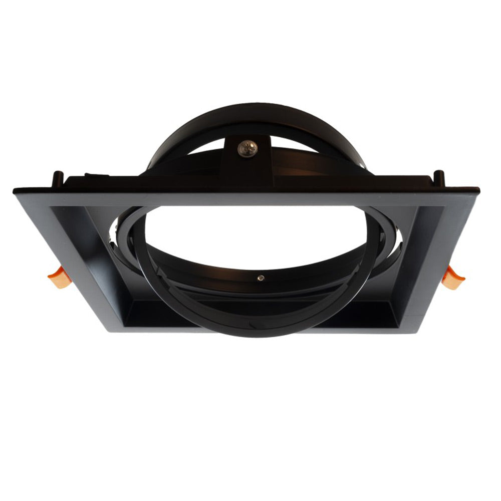 Portafaretto incasso – Orientabile per faretto AR111, disponibile in versioni con 1, 2 o 3 diffusori - ambraled