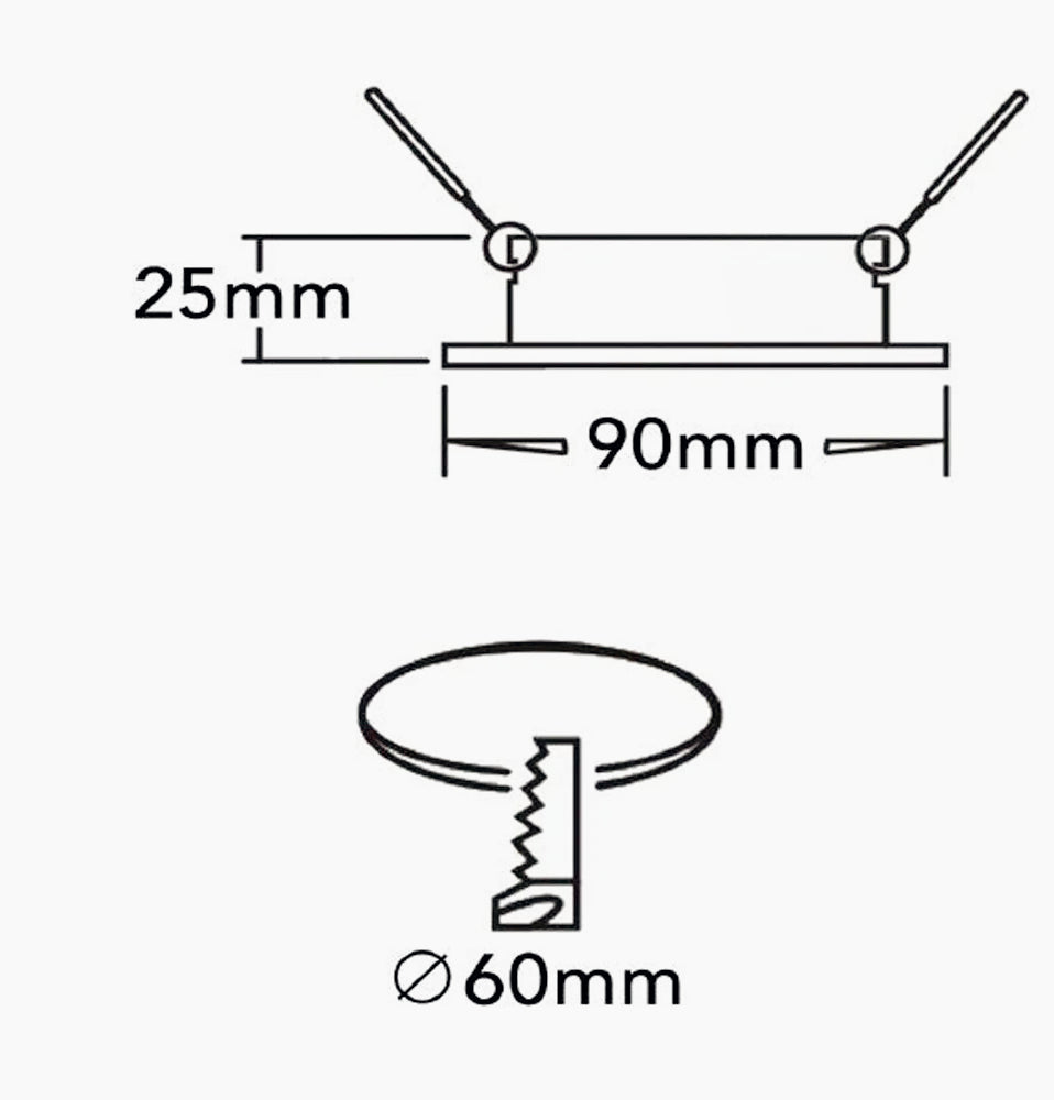 Portafaretto incasso rotondo in metallo oro/argento – Per faretti GU10 - ambraled