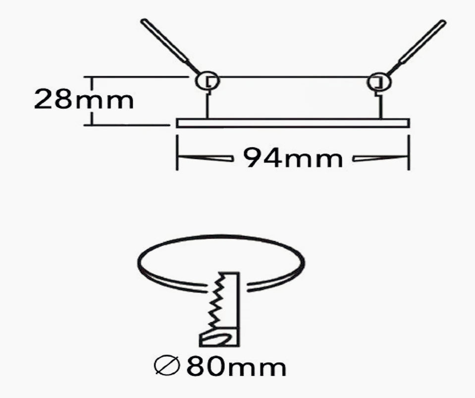 Portafaretto da incasso rotondo bianco orientabile per faretti - ambraled