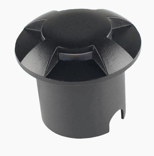 Faretto calpestabile LED 1W – 3 fasci luce esterno vialetti IP67 - ambraled