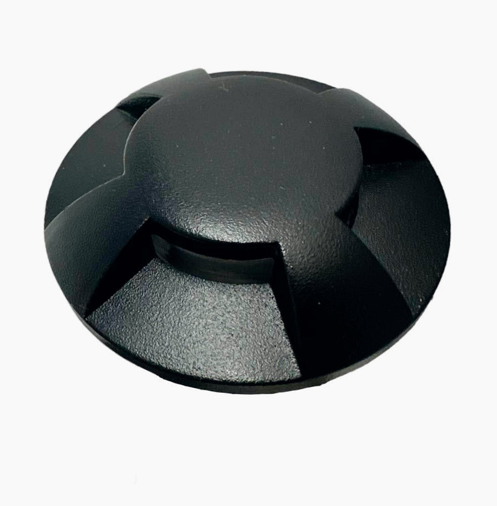 Faretto calpestabile LED 1W – 3 fasci luce esterno vialetti IP67 - ambraled