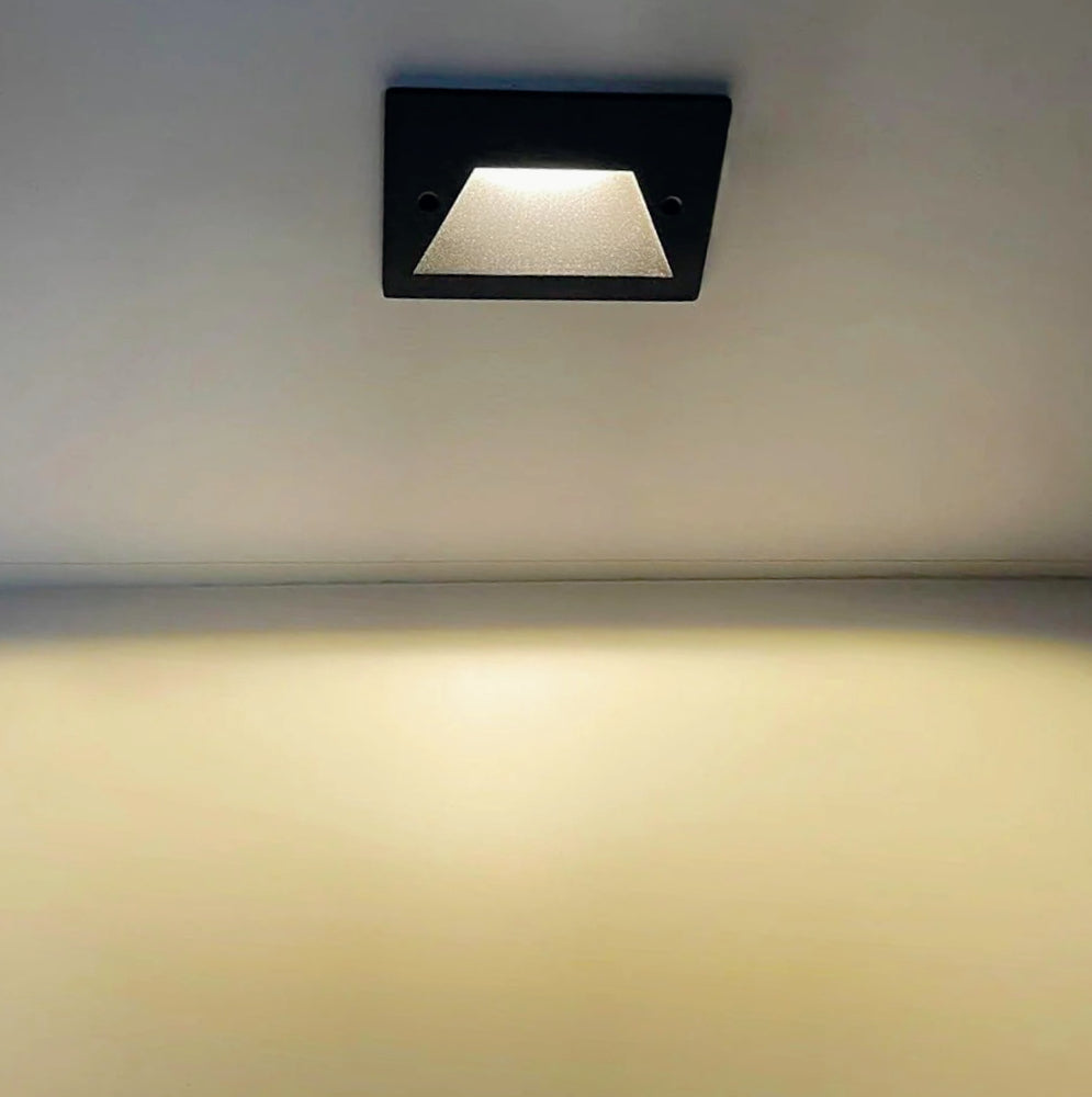 Faretto incasso 503 3W – segnapasso CCT switch IP65 - ambraled