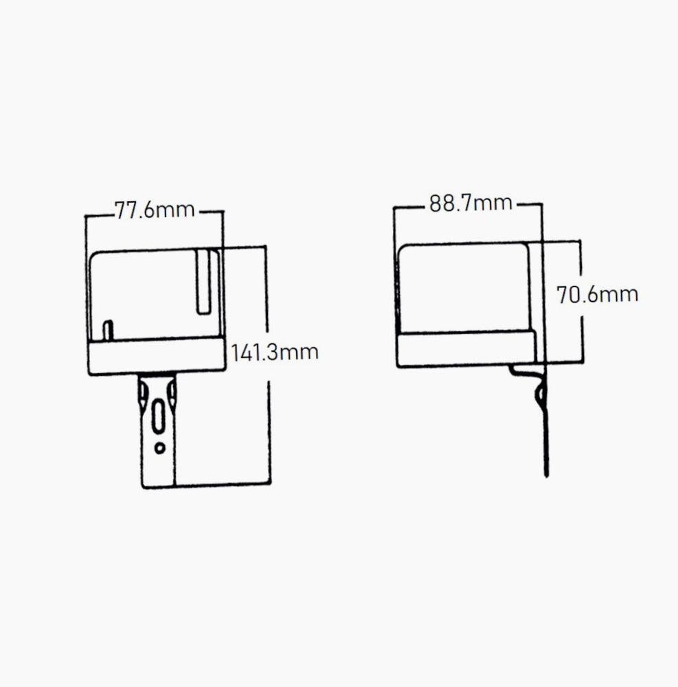 Sensore crepuscolare automatico 25A IP44 per lampade e faretti interno ed esterno - ambraled