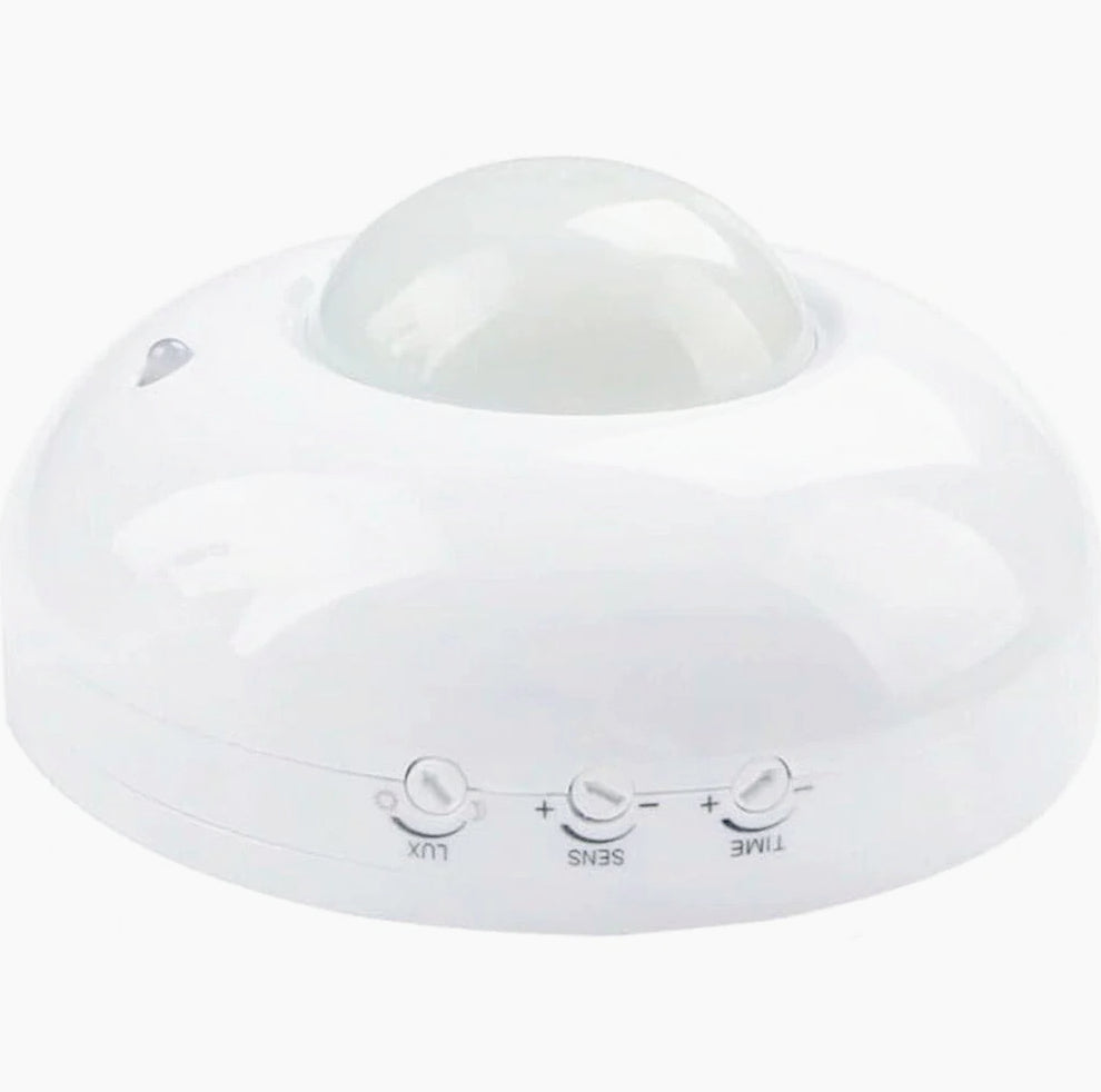 Sensore di movimento per fari e lampade fino a 1200 W, con rilevamento della presenza a 360° - ambraled