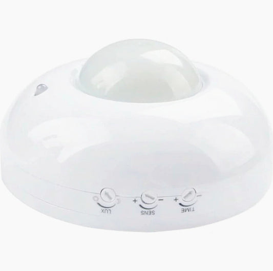 Sensore di movimento per fari e lampade fino a 1200 W, con rilevamento della presenza a 360° - ambraled