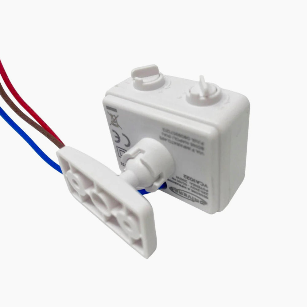 Sensore di movimento per fari e lampade fino a 200 W, con rilevamento della presenza a 360° - ambraled