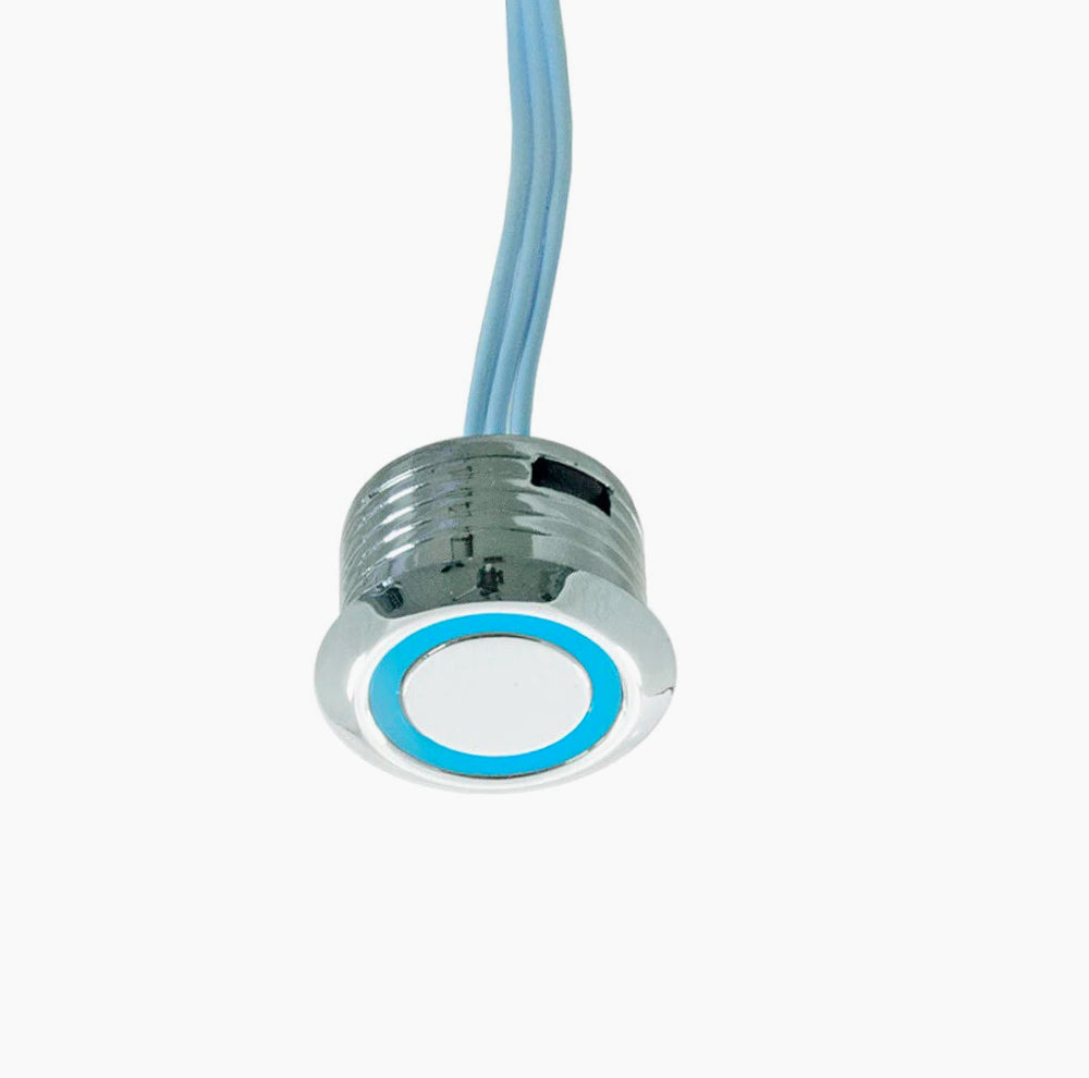Sensore interruttore touch per strisce LED, alimentazione 12/24V, con pulsante touch - ambraled