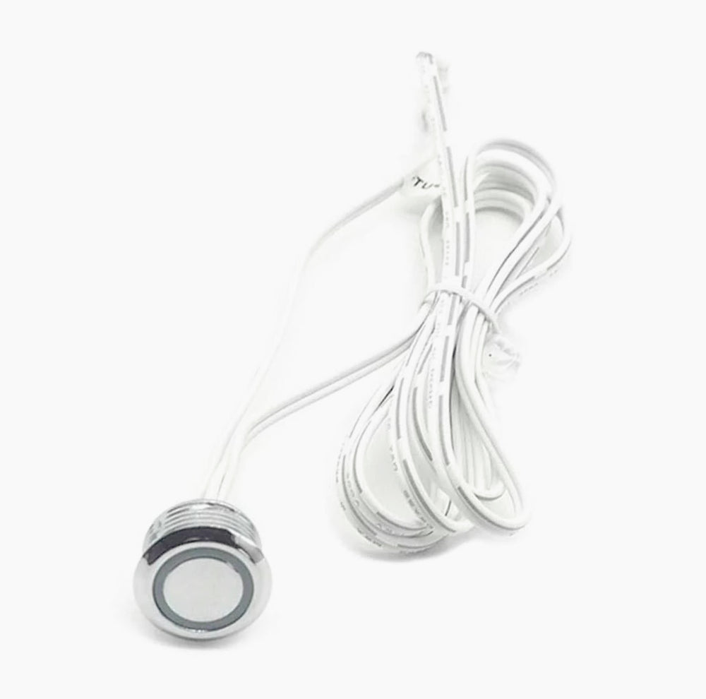 Sensore interruttore touch per strisce LED, alimentazione 12/24V, con pulsante touch - ambraled