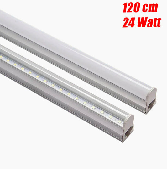 Sottopensile LED plafoniera neon tubo 120 cm – 24W, regolabile, luce continua - ambraled