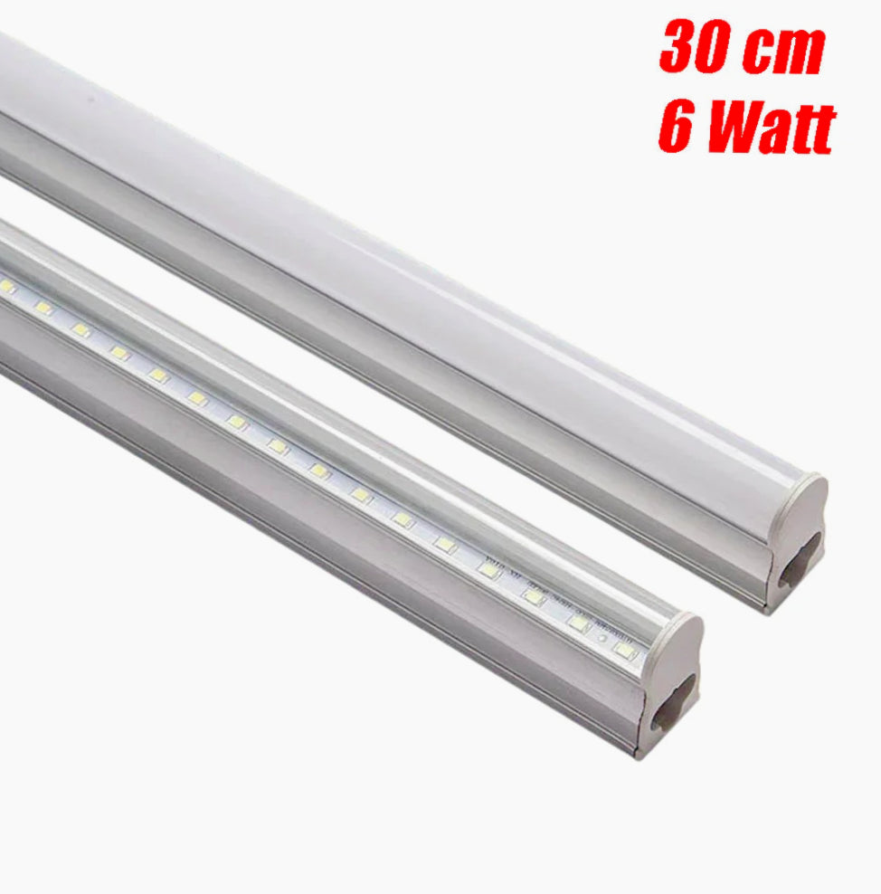Sottopensile LED plafoniera neon tubo 30 cm – 6W, regolabile, luce continua - ambraled