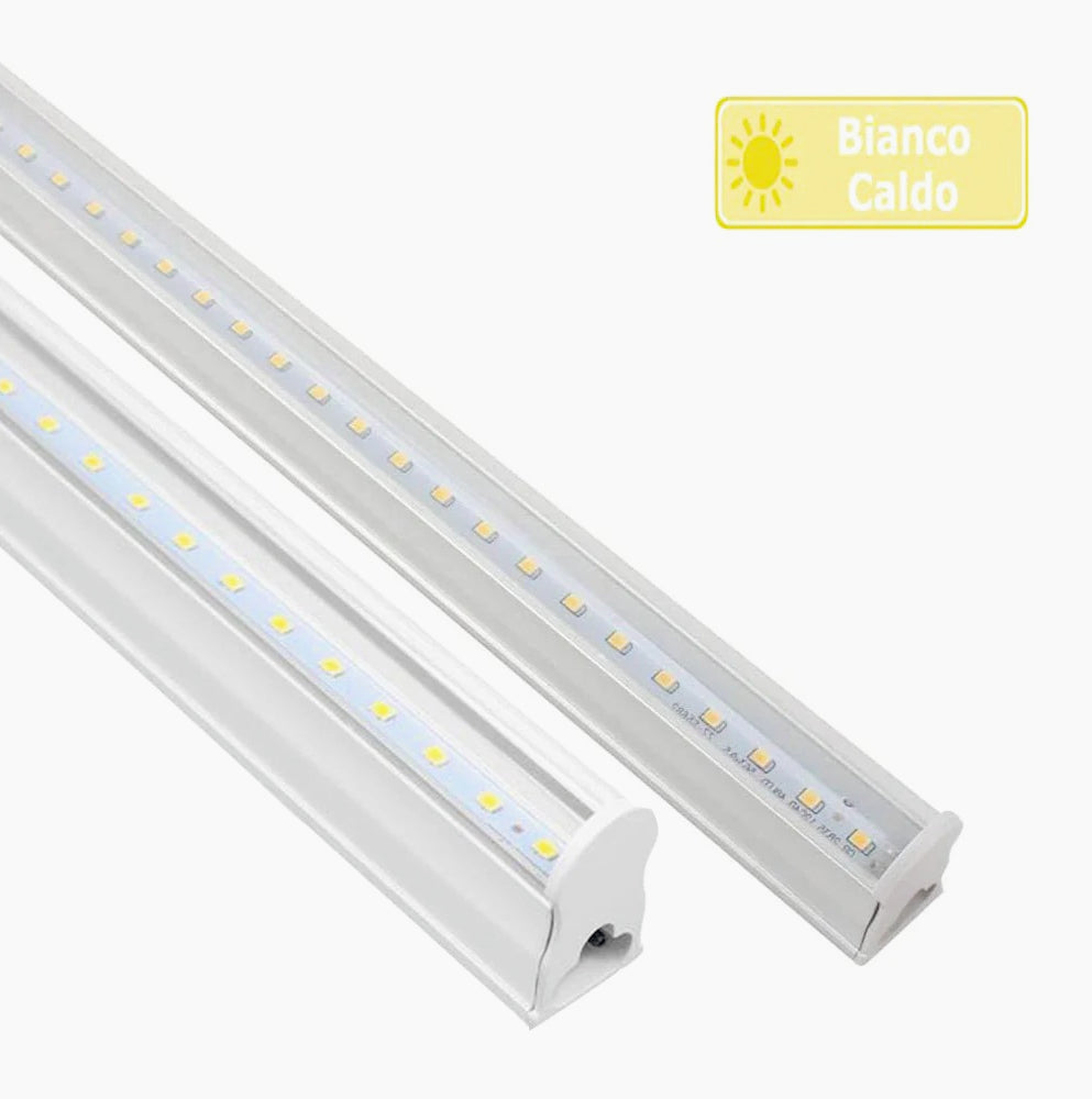 Sottopensile LED plafoniera neon tubo 90 cm – 18W, regolabile, luce moderna - ambraled