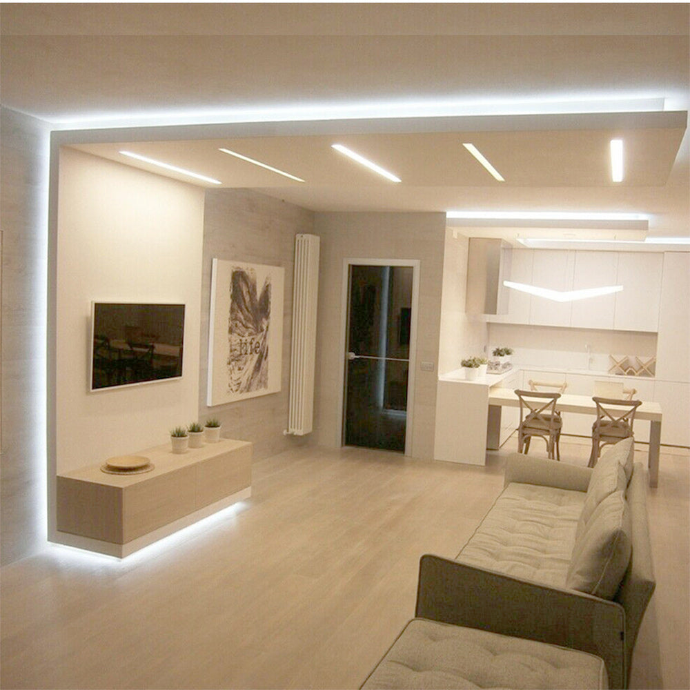 Striscia led 2835 strip 5 metri bobina adesiva 600 led IP55 - ambraled