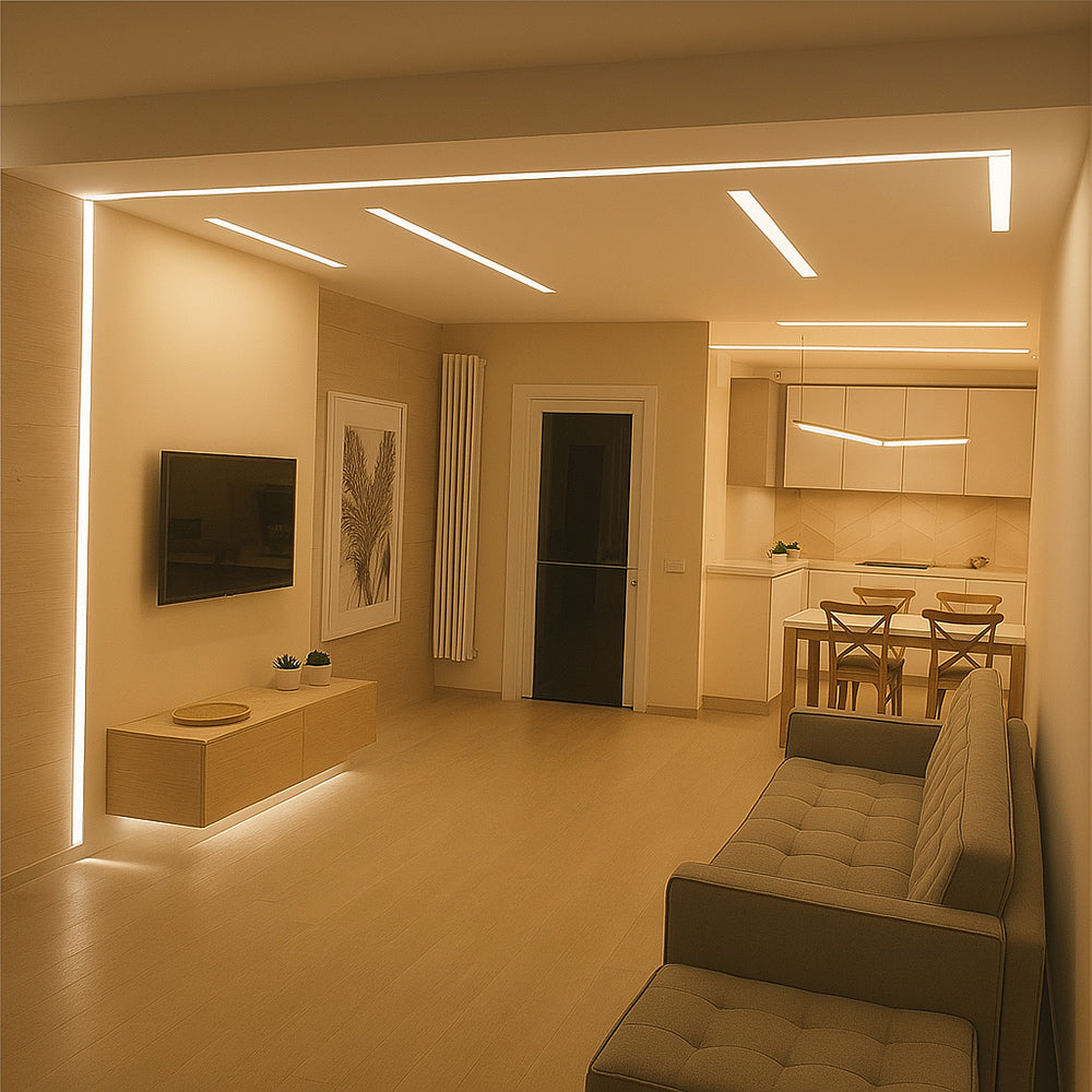 Striscia led 2835 strip 5 metri bobina adesiva 600 led IP55 - ambraled