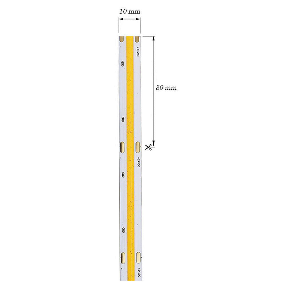 Striscia led COB strip 50MT 24V 600 watt luce fredda calda naturale - ambraled