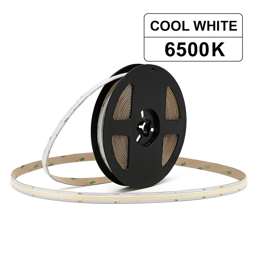 Striscia led COB strip 50MT 24V 600 watt luce fredda calda naturale - ambraled