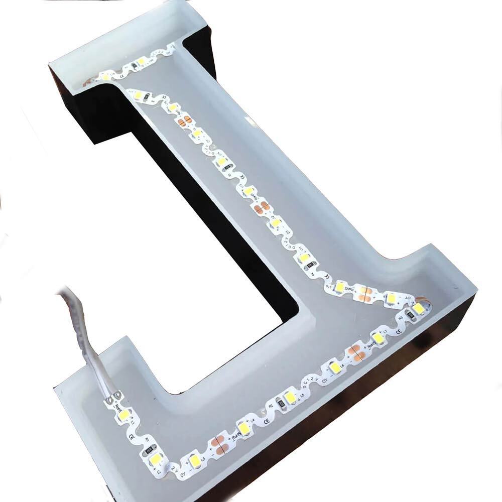 Strip led S curvabile modellabile lettere curve luce 3000k12V 5 metri - ambraled