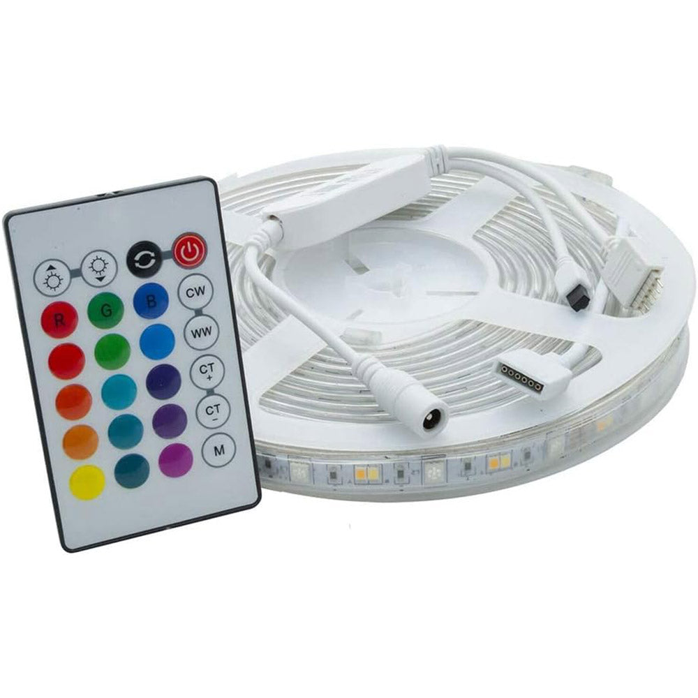 Strip led Smart rgb+ww 5050 5MT controllo app telecomando WI-FI 12V - ambraled