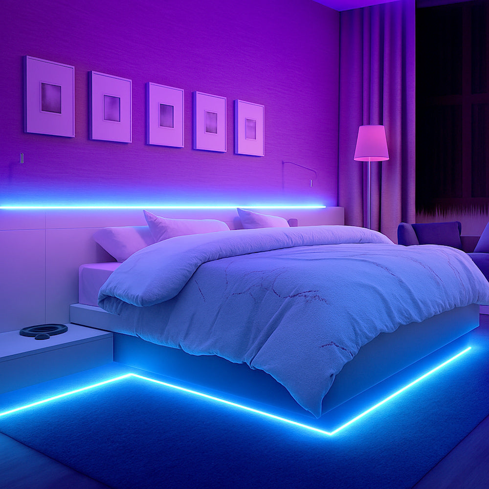Striscia strip 300 led RGB 35W con telecomando e centralina IP55 - ambraled