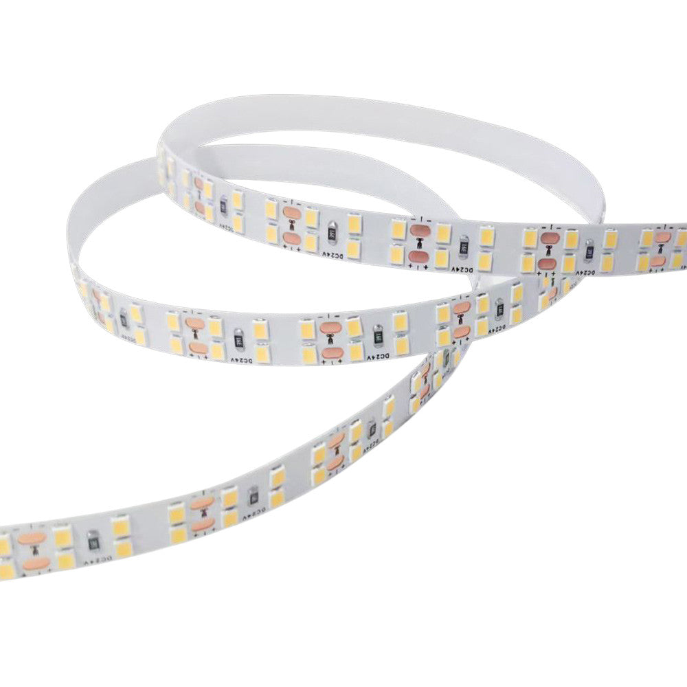 Striscia strip led 2835 24V 10MT 160 watt luce fredda calda naturale - ambraled