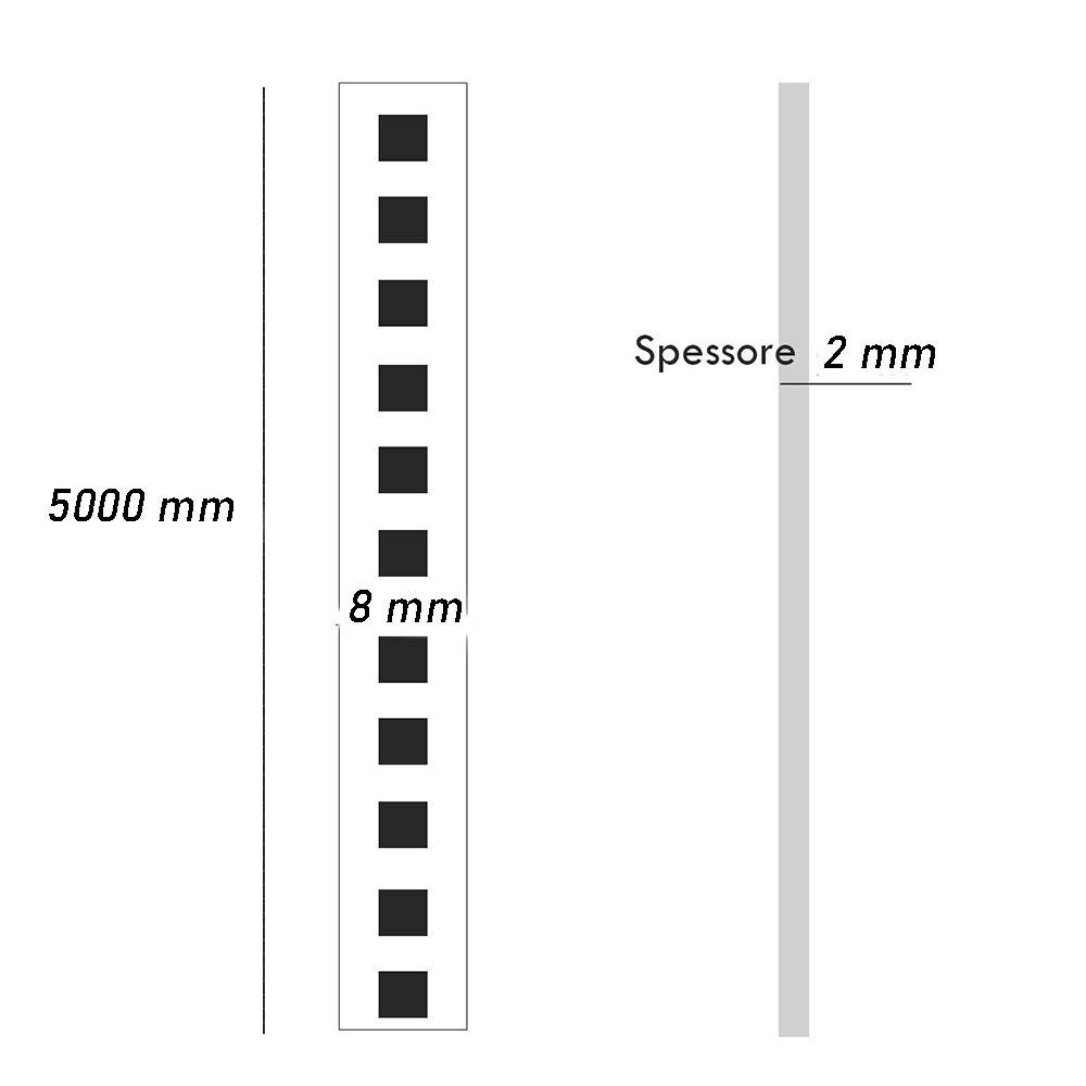 Strip led cob 24v strisci bobina 5 metri 50 watt vari colori - ambraled