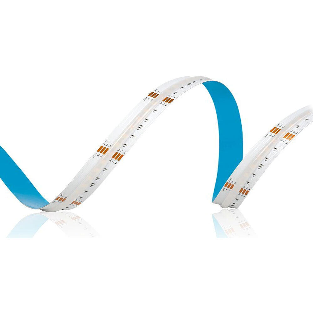 Strip led cob 24v strisci bobina 5 metri 50 watt vari colori - ambraled
