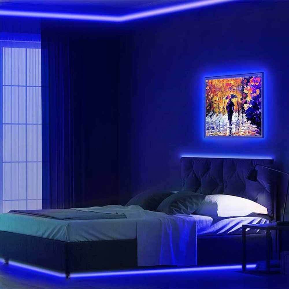 Strip led cob 24v strisci bobina 5 metri 50 watt vari colori - ambraled